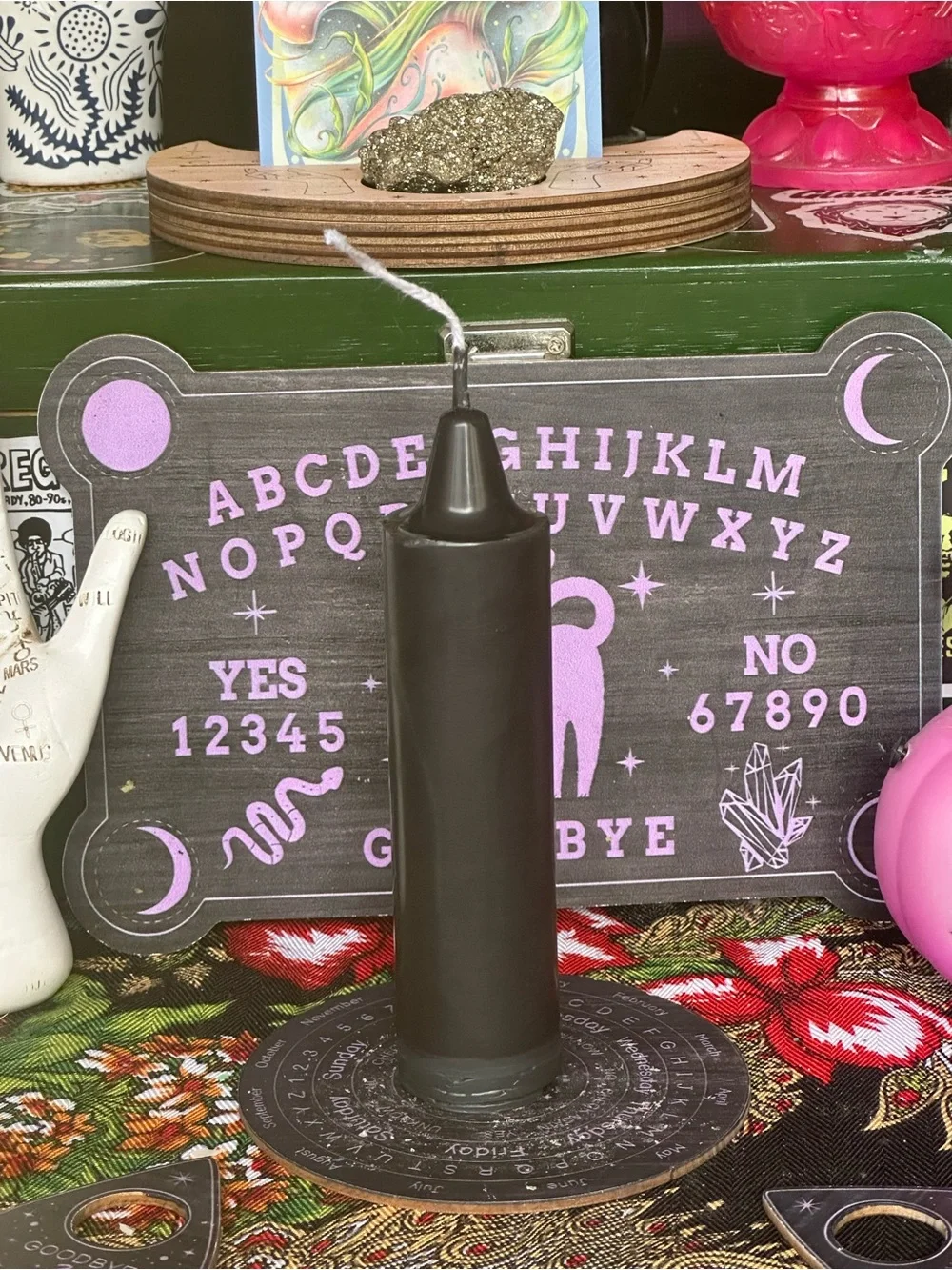Black Jumbo Spell Candle